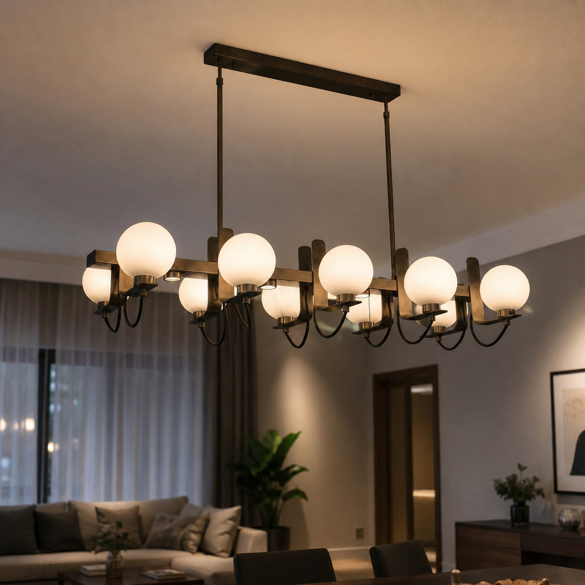 Celeste Cam Sarkıt Avize
