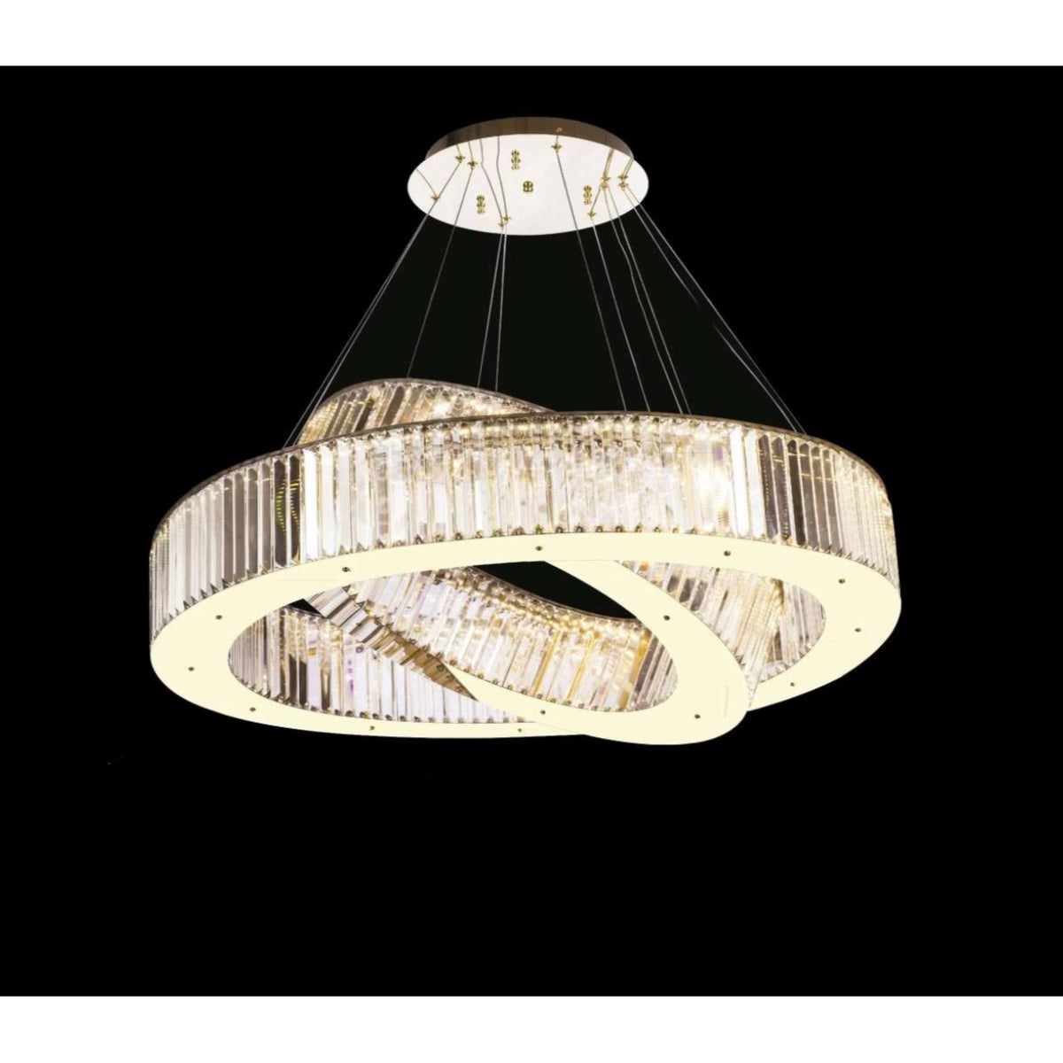 Argent Kristal Cam Avize