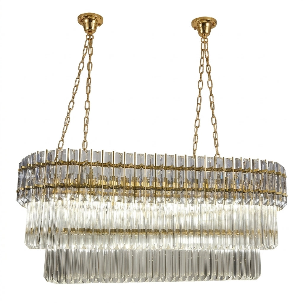 Blanc Cristal Sarkıt Avize