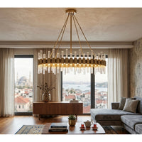 Celestiale Cristal Sarkıt Avize 2