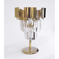 Cristal Metal Masa Lambası