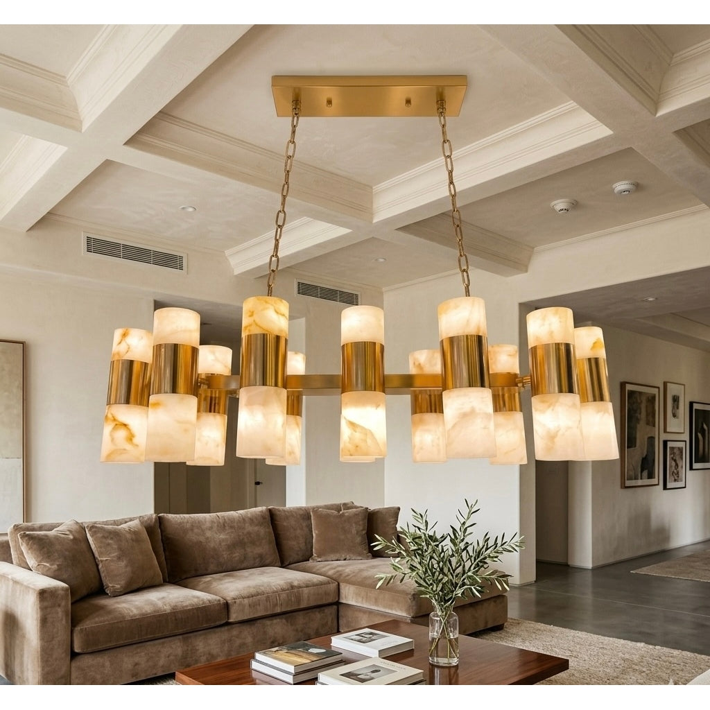 Glint Mermer Sarkıt Avize
